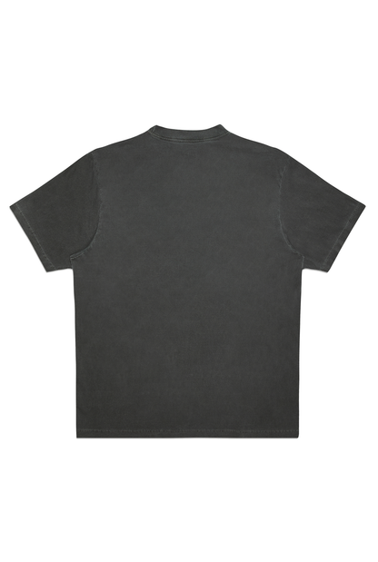 CAMISETA WASH LOGO GRAFITE