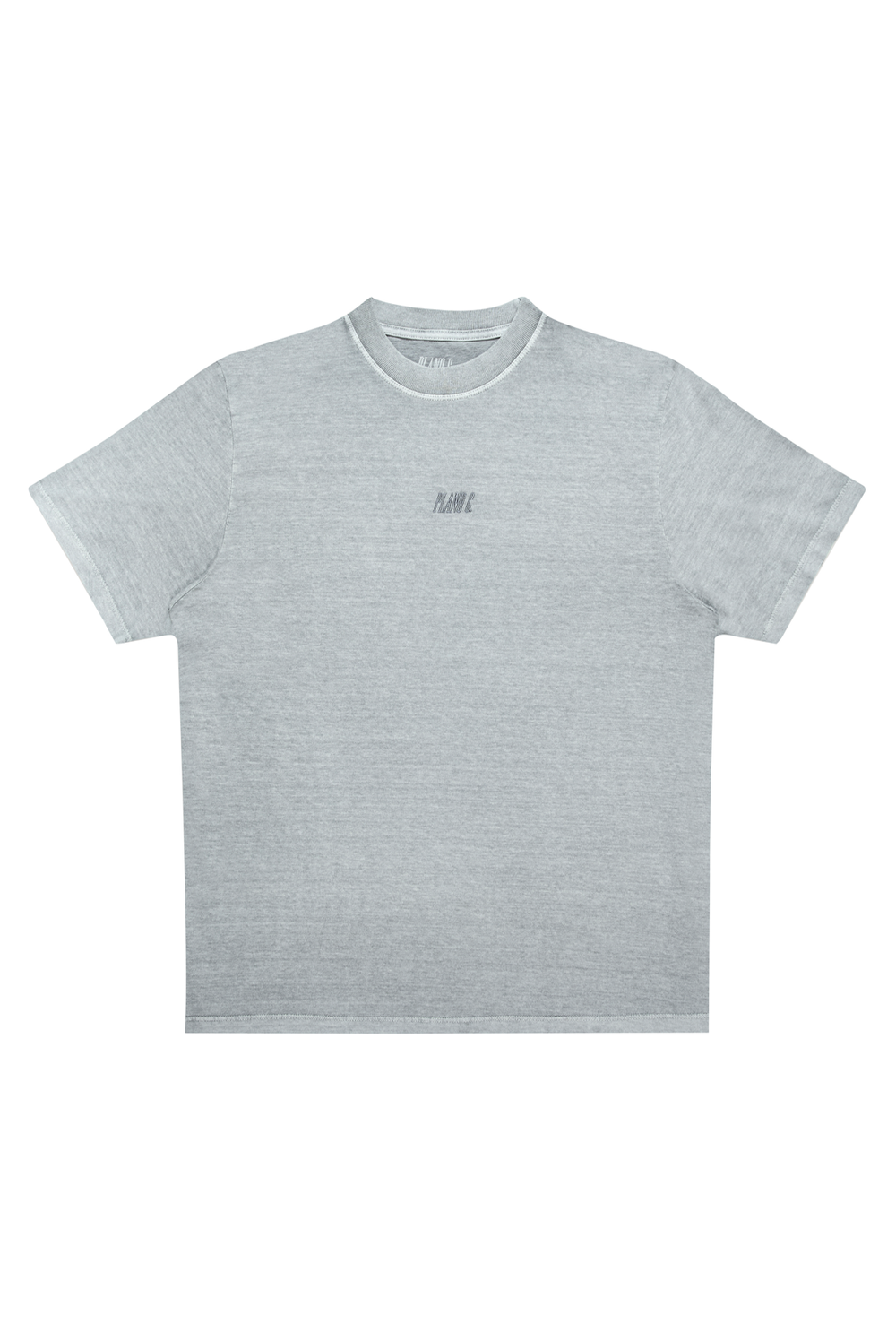 CAMISETA WASH LOGO CINZA