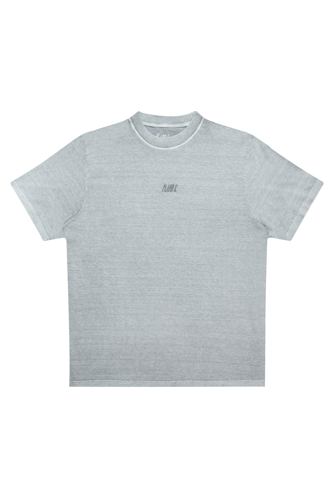CAMISETA WASH LOGO CINZA