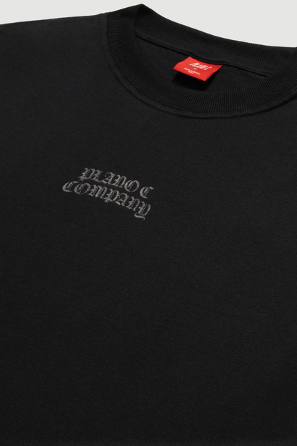 CAMISETA MANGA LONGA GOTHIC PRETO