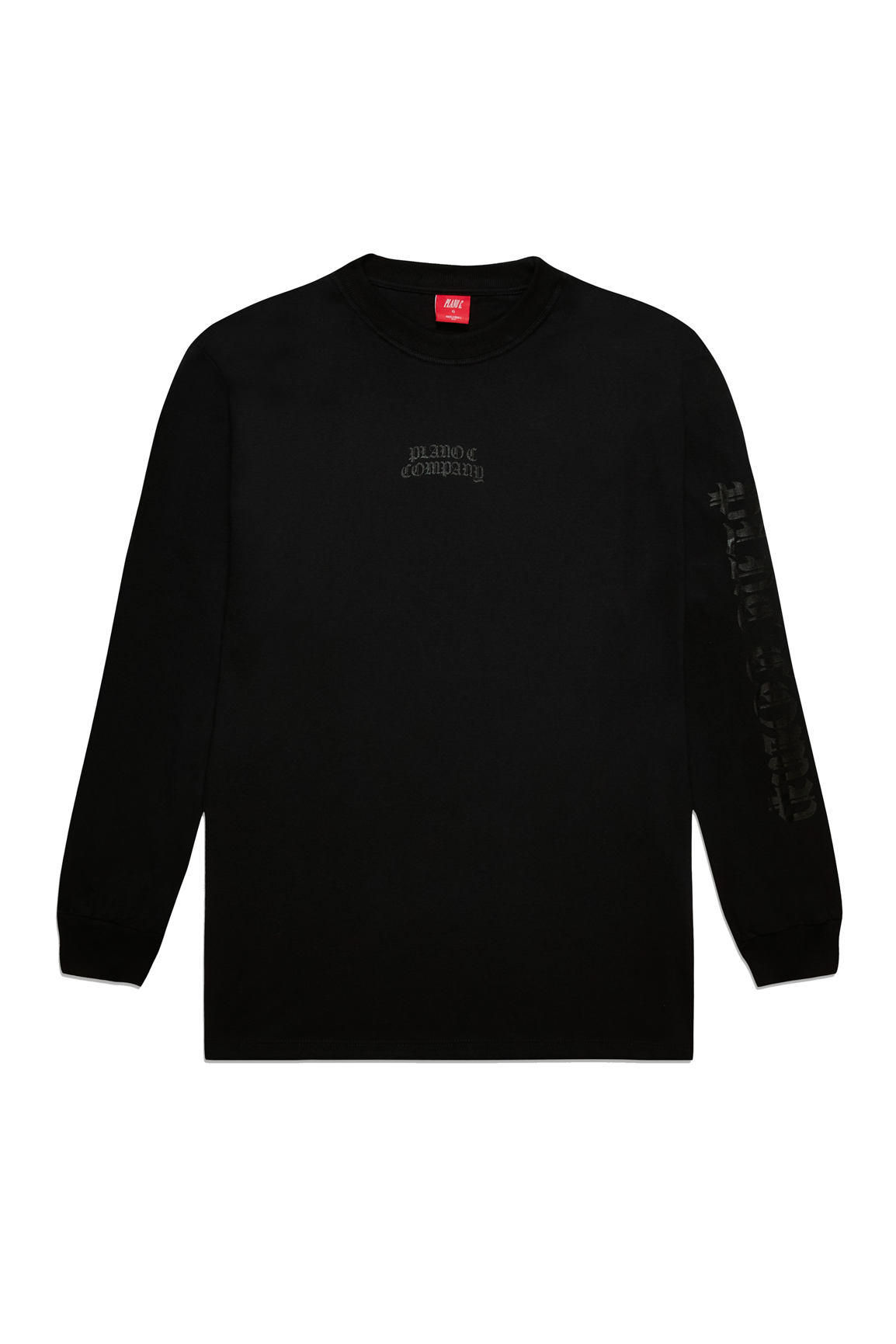 CAMISETA MANGA LONGA GOTHIC PRETO