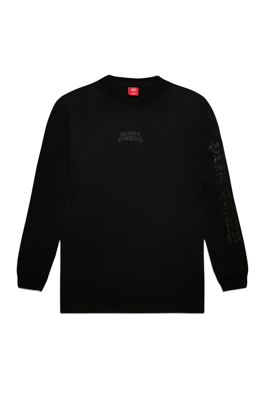 CAMISETA MANGA LONGA GOTHIC PRETO