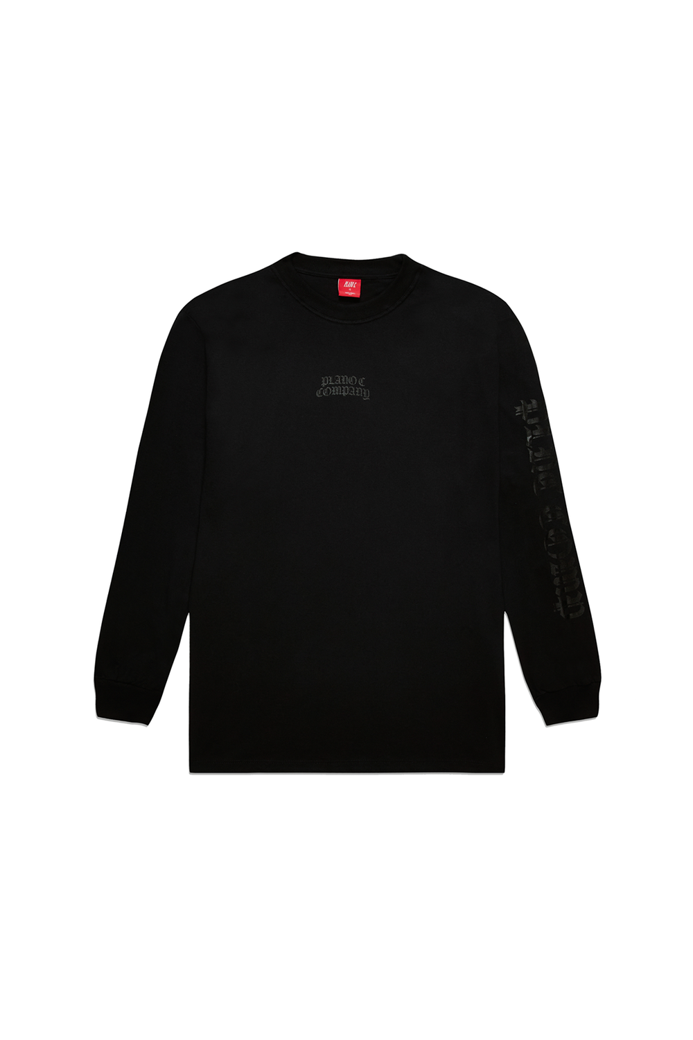 CAMISETA MANGA LONGA GOTHIC PRETO