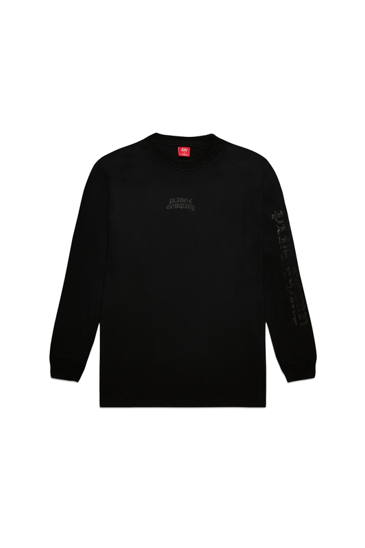 CAMISETA MANGA LONGA GOTHIC PRETO