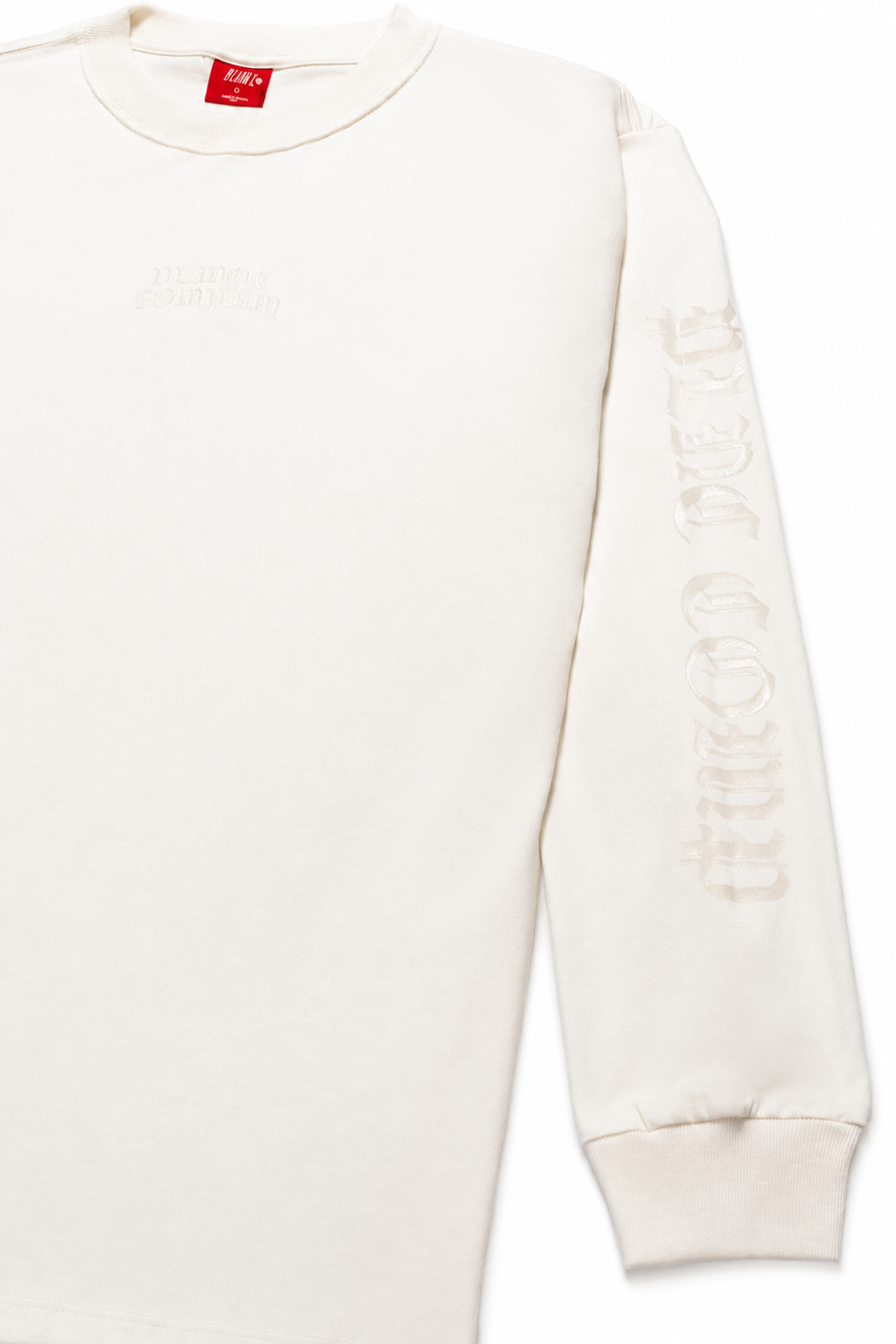 CAMISETA MANGA LONGA GOTHIC MARFIM