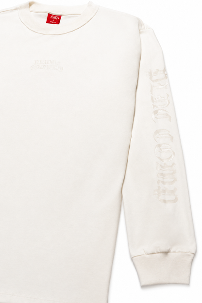 CAMISETA MANGA LONGA GOTHIC MARFIM