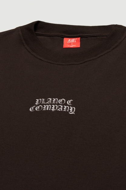 CAMISETA MANGA LONGA GOTHIC MARROM EXPRESSO
