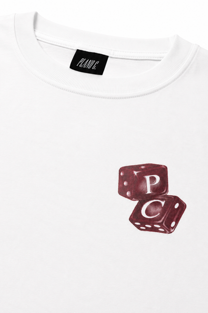 CAMISETA MANGA LONGA DICE ROLLERS MARFIM