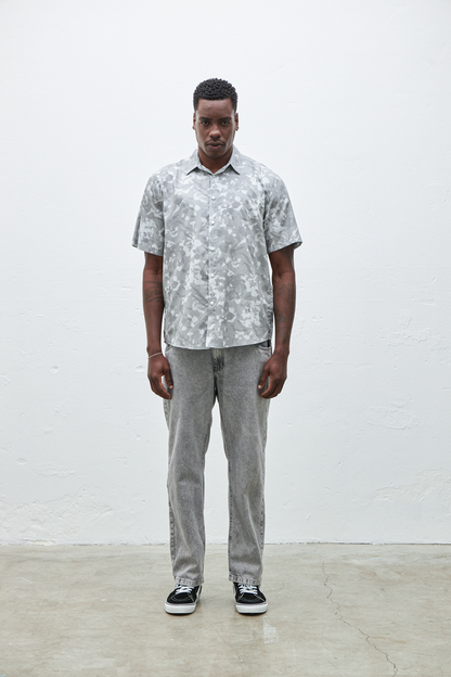 CAMISA GREYFIELD FULL PRINT CINZA