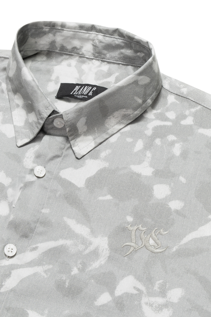 CAMISA GREYFIELD FULL PRINT CINZA