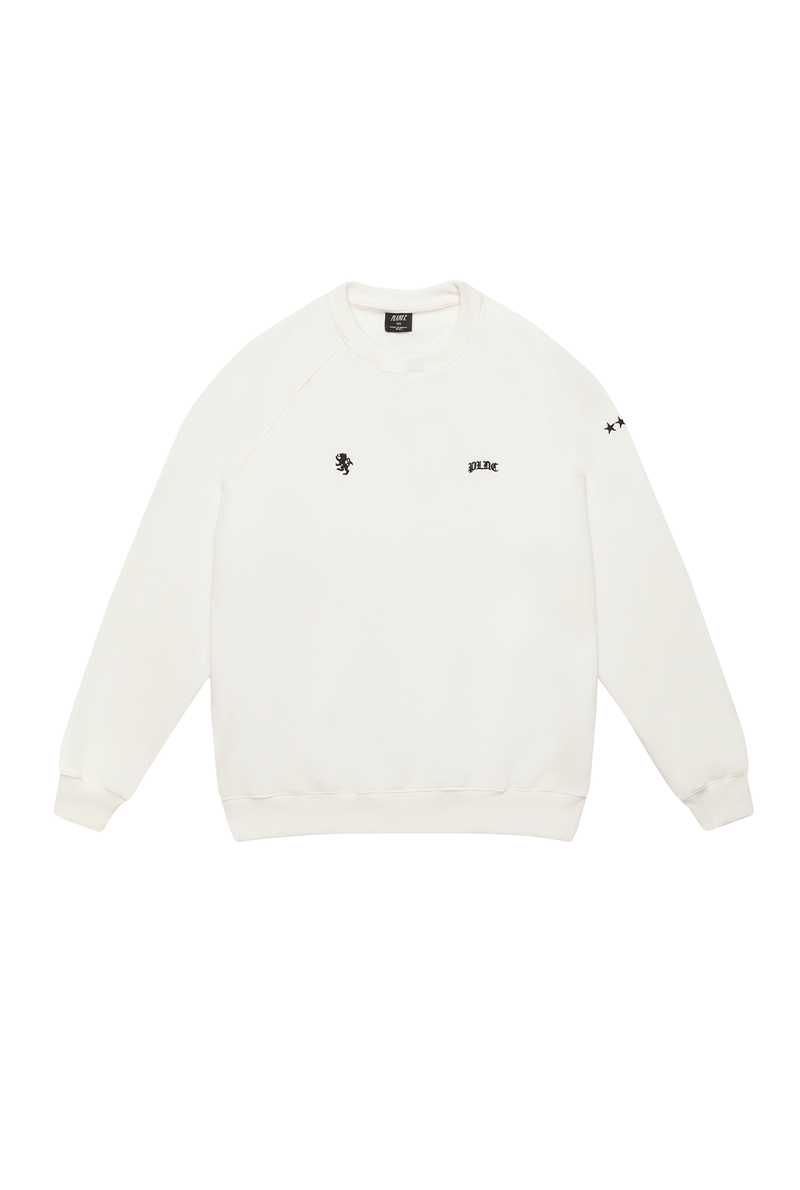 MOLETOM CREWNECK RAGLAN TEAM MARFIM