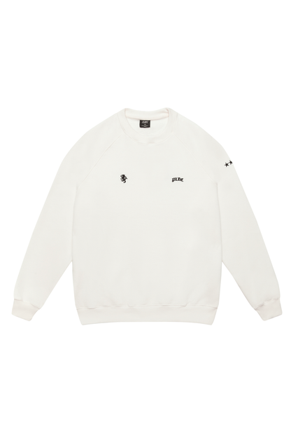 MOLETOM CREWNECK RAGLAN TEAM MARFIM