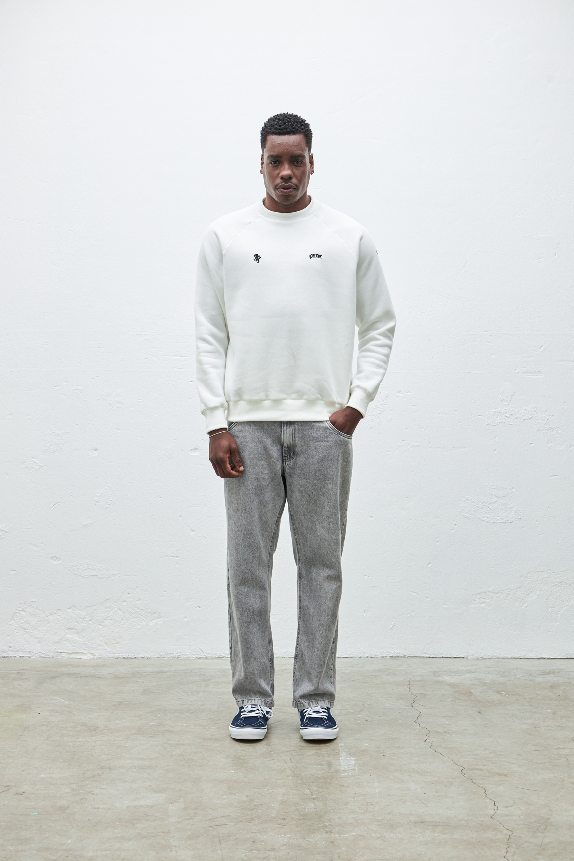 MOLETOM CREWNECK RAGLAN TEAM MARFIM