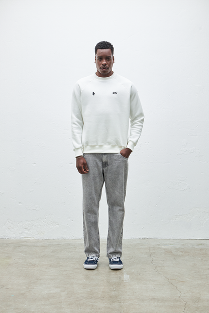 MOLETOM CREWNECK RAGLAN TEAM MARFIM
