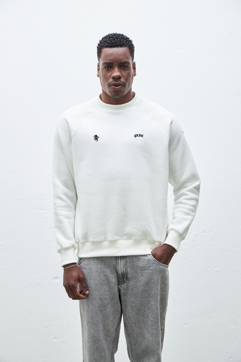 MOLETOM CREWNECK RAGLAN TEAM MARFIM