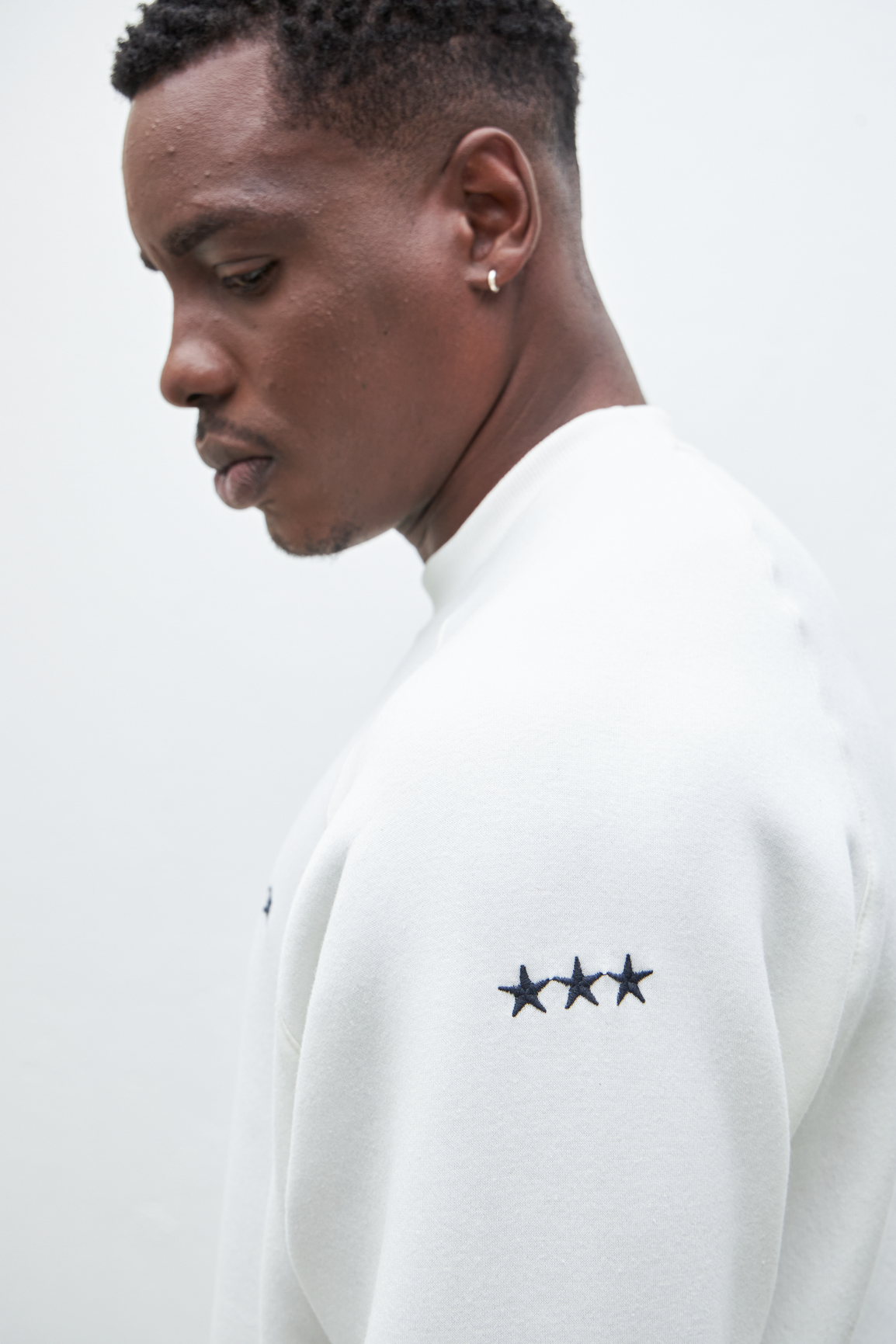 MOLETOM CREWNECK RAGLAN TEAM MARFIM