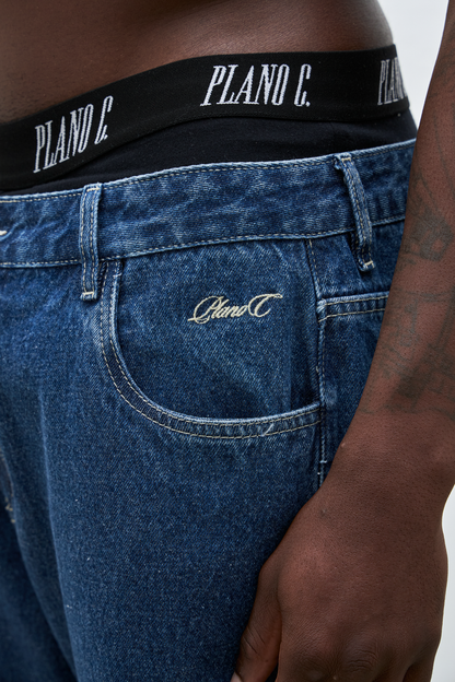 CALÇA DARK BLUE SIGNATURE