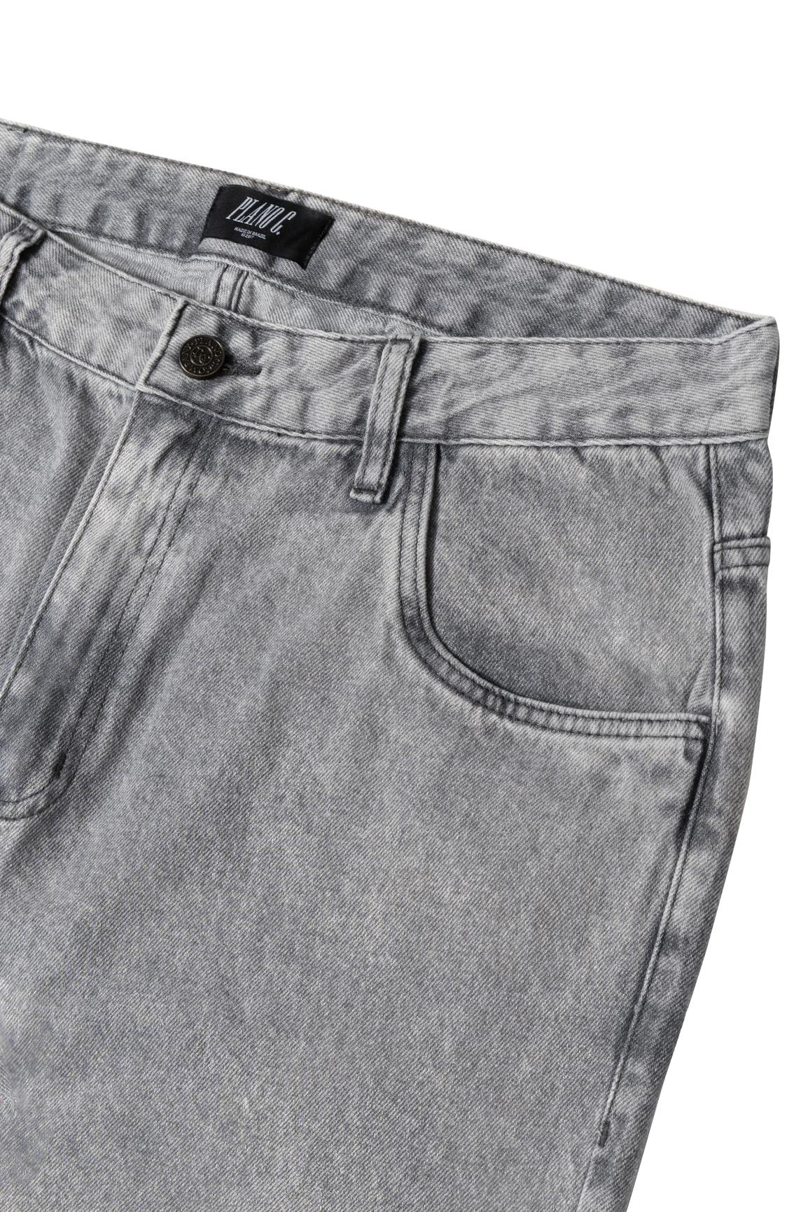 CALÇA WASHED GREY C.