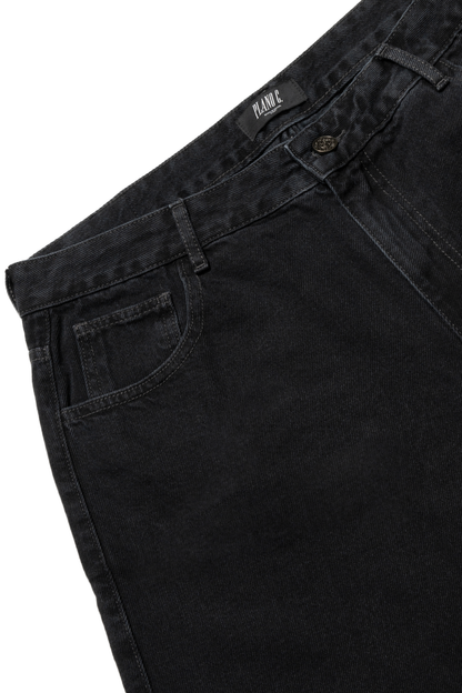 BERMUDA DENIM BAGGY BLACK