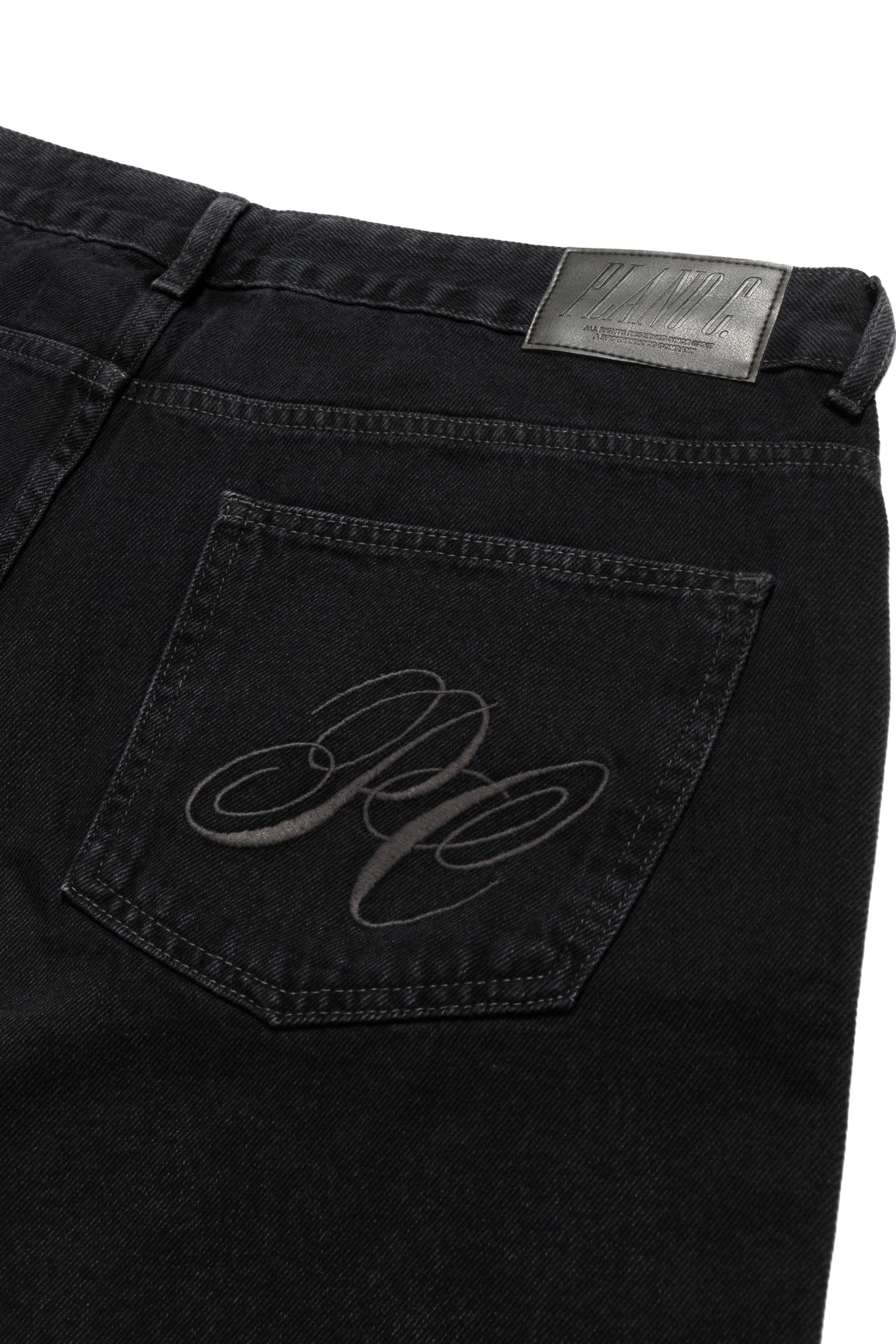BERMUDA DENIM BAGGY BLACK