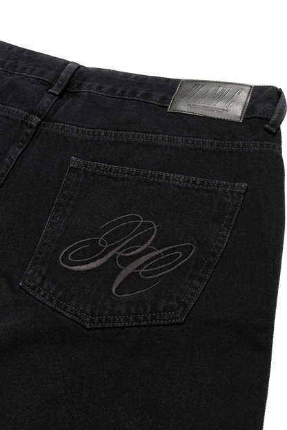 BERMUDA DENIM BAGGY BLACK