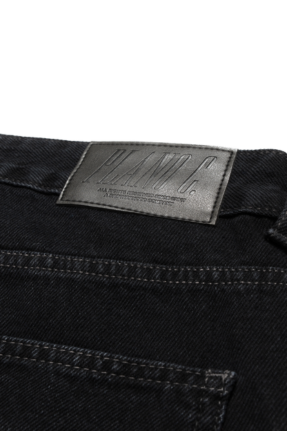 BERMUDA DENIM BAGGY BLACK