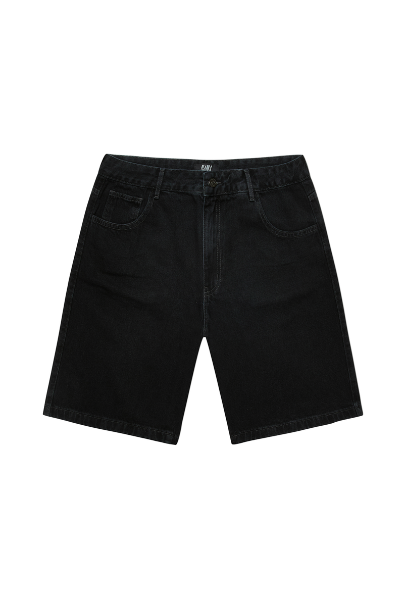BERMUDA DENIM BAGGY BLACK