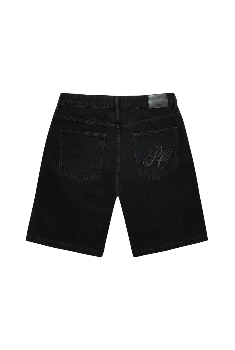 BERMUDA DENIM BAGGY BLACK
