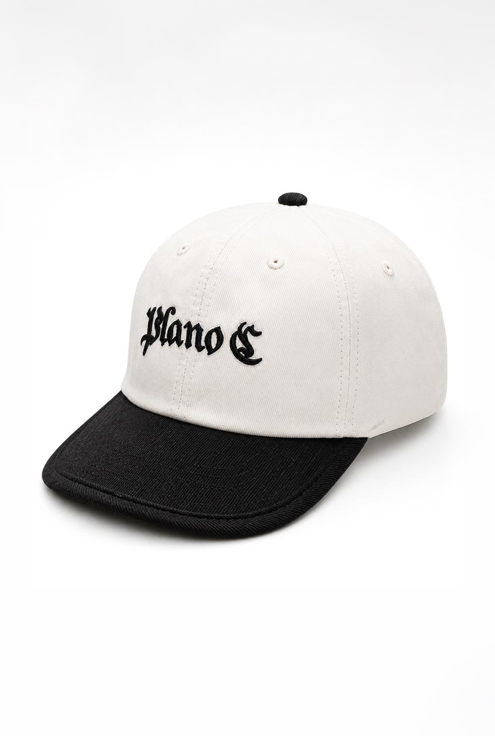 BONÉ COTELÊ 6-PANEL PRETO-OFF WHITE
