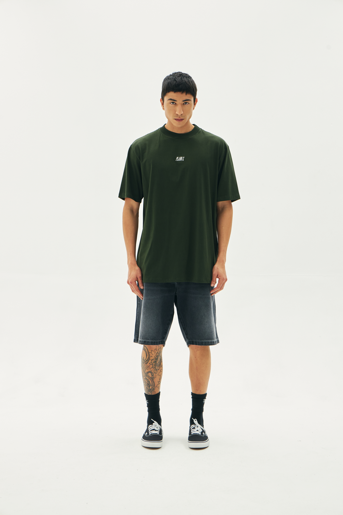 CAMISETA LOGO VERDE MATO