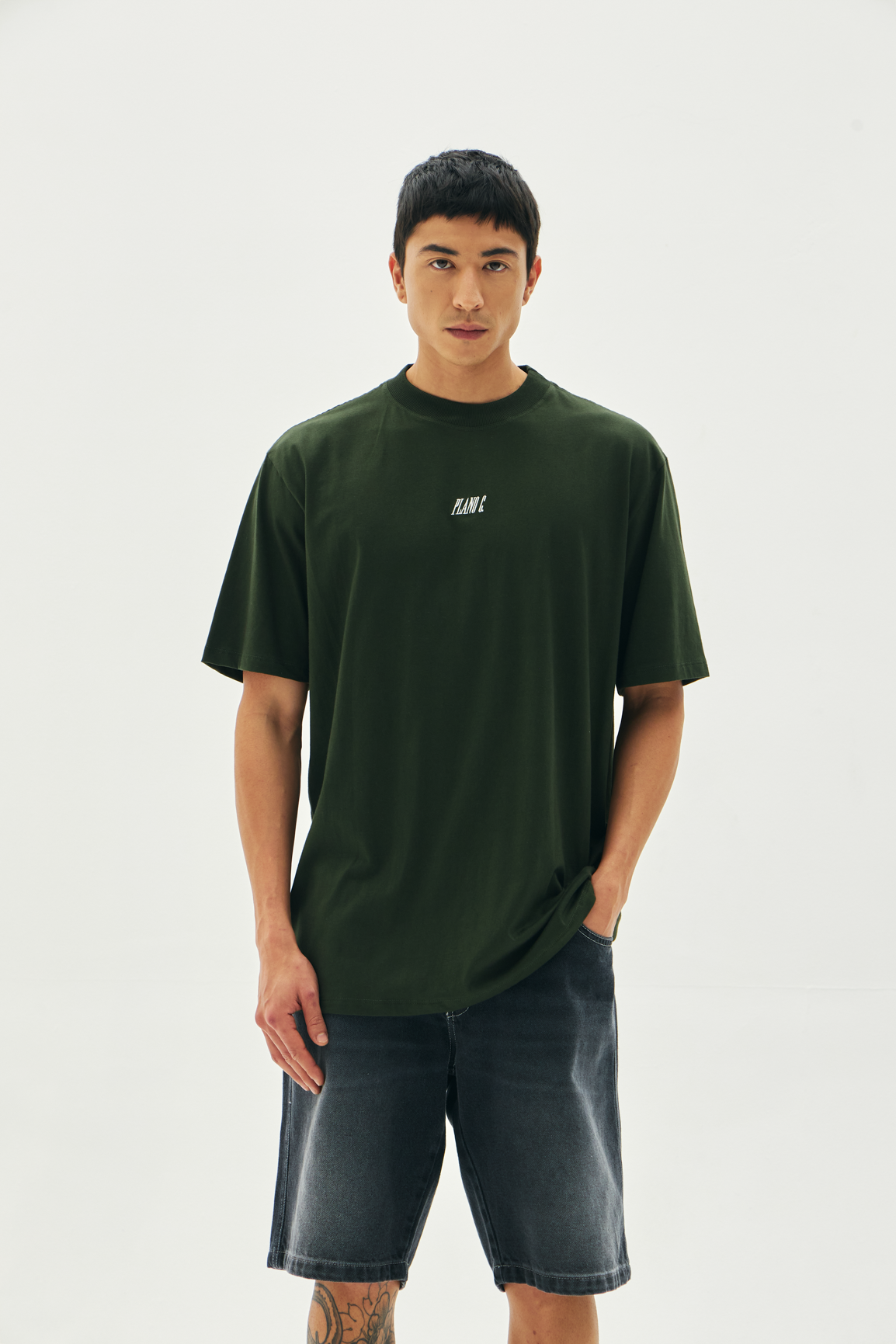 CAMISETA LOGO VERDE MATO
