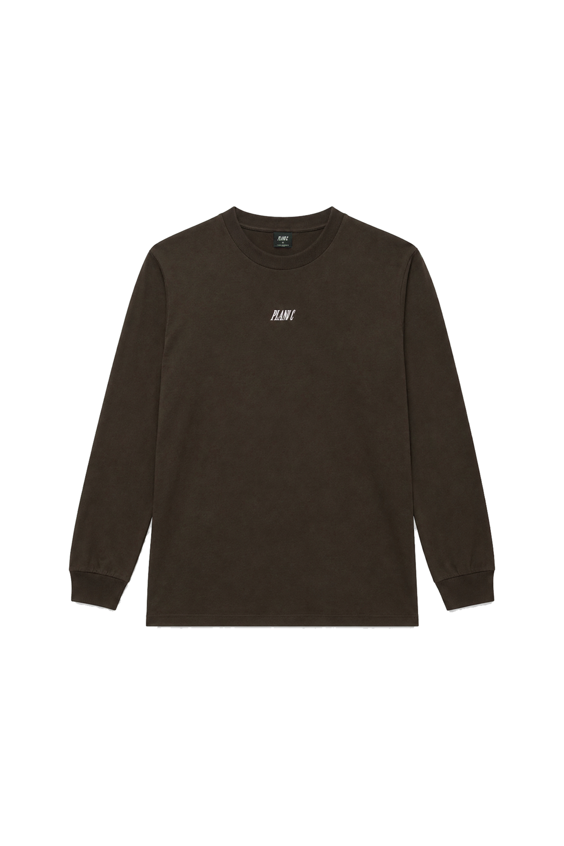 CAMISETA MANGA LONGA LOGO MARROM EXPRESSO