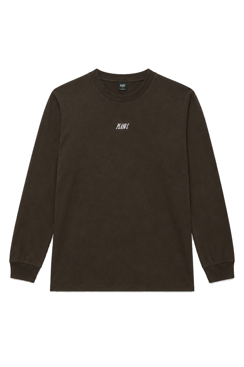 CAMISETA MANGA LONGA LOGO MARROM EXPRESSO