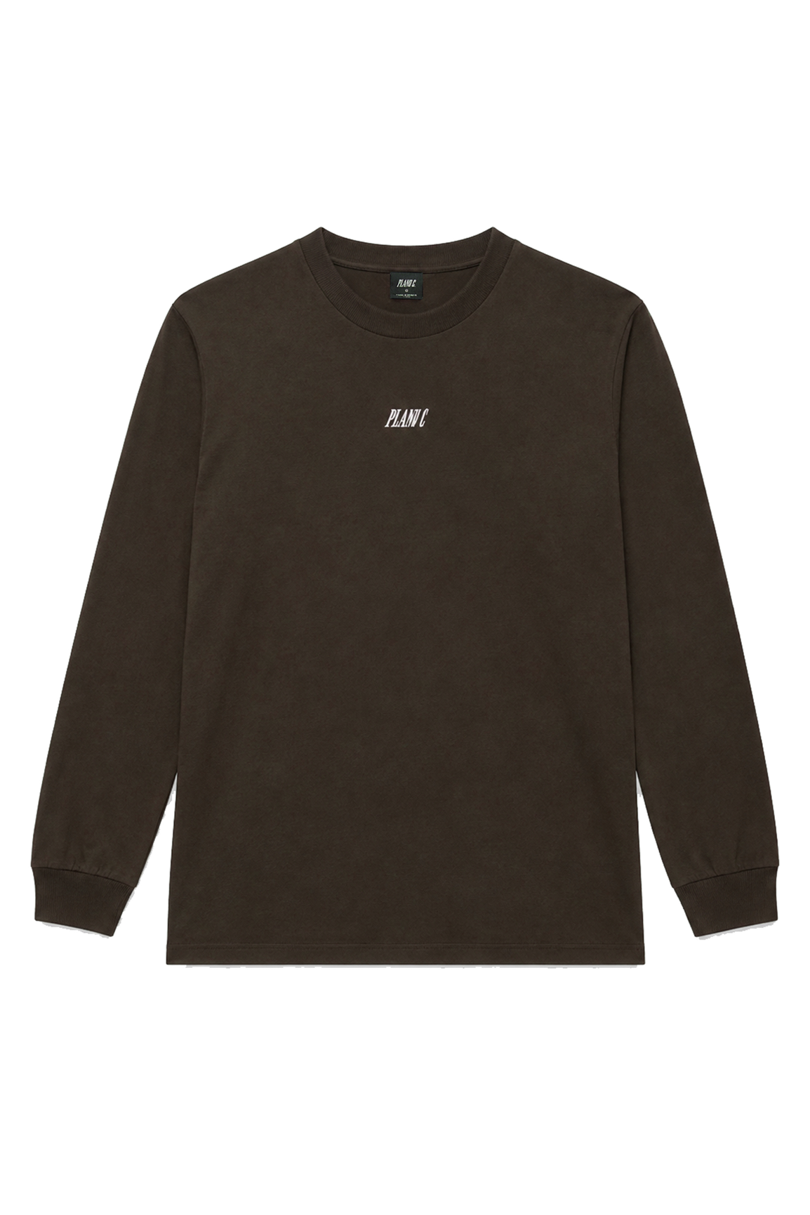 CAMISETA MANGA LONGA LOGO MARROM EXPRESSO