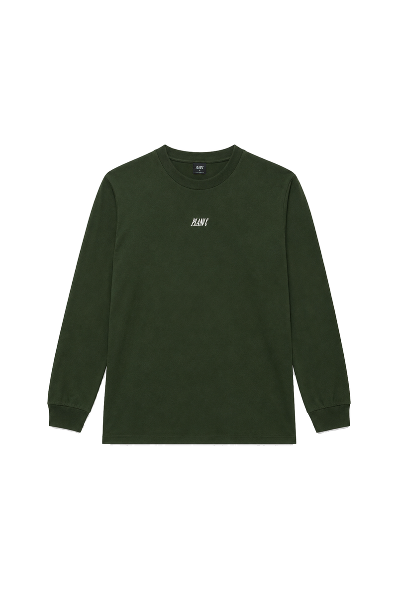CAMISETA MANGA LONGA LOGO VERDE MATO