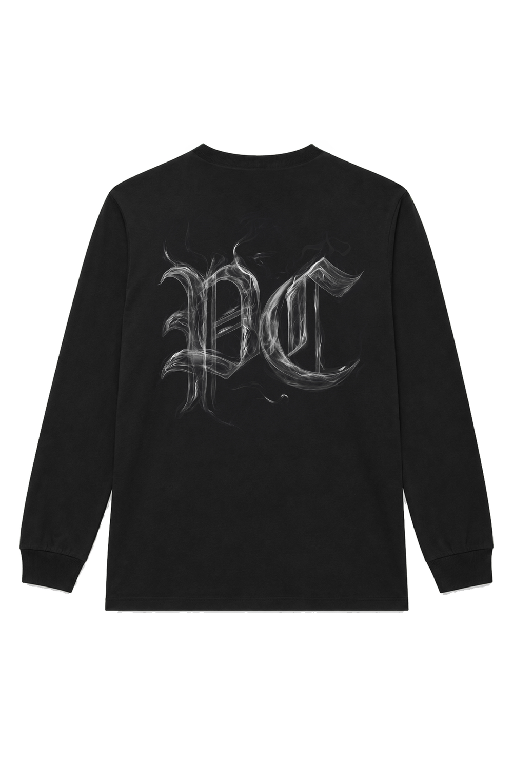 CAMISETA MANGA LONGA SMOKE PRETO