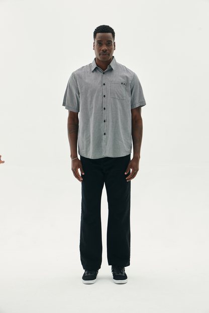 CAMISA GRIDLINE XADREZ PRETO-BRANCO