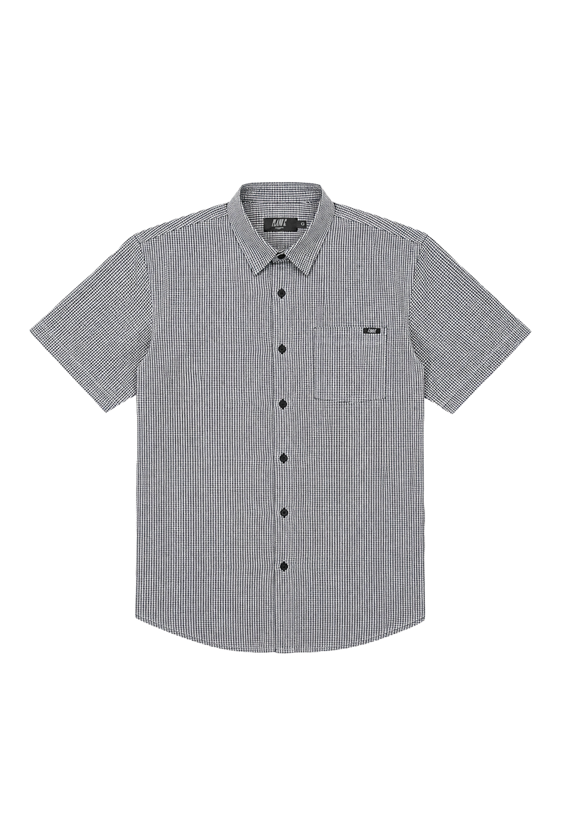 CAMISA GRIDLINE XADREZ PRETO-BRANCO