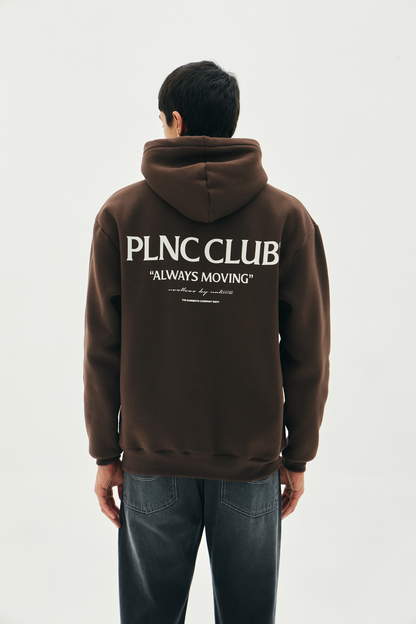 MOLETOM HOODIE PLNC CLUB MARROM EXPRESSO