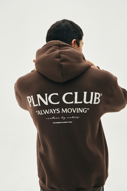 MOLETOM HOODIE PLNC CLUB MARROM EXPRESSO