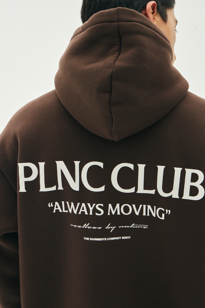 MOLETOM HOODIE PLNC CLUB MARROM EXPRESSO