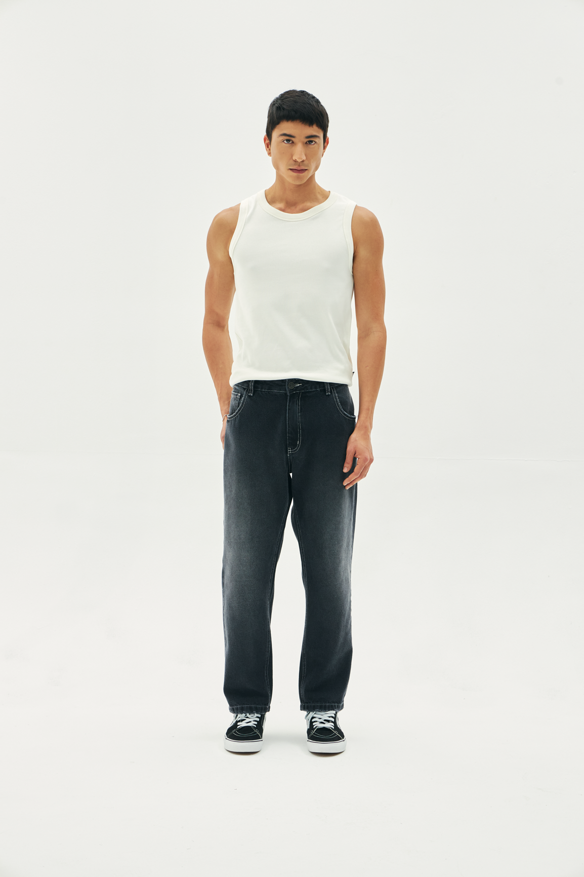 CALÇA WASHED BLACK