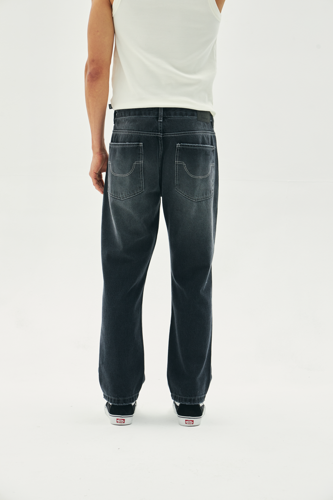 CALÇA WASHED BLACK