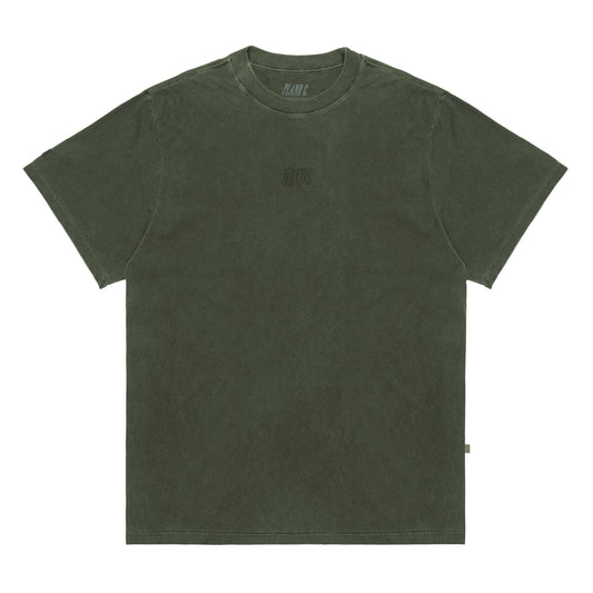 CAMISETA STONE LOGO VERDE MUSGO