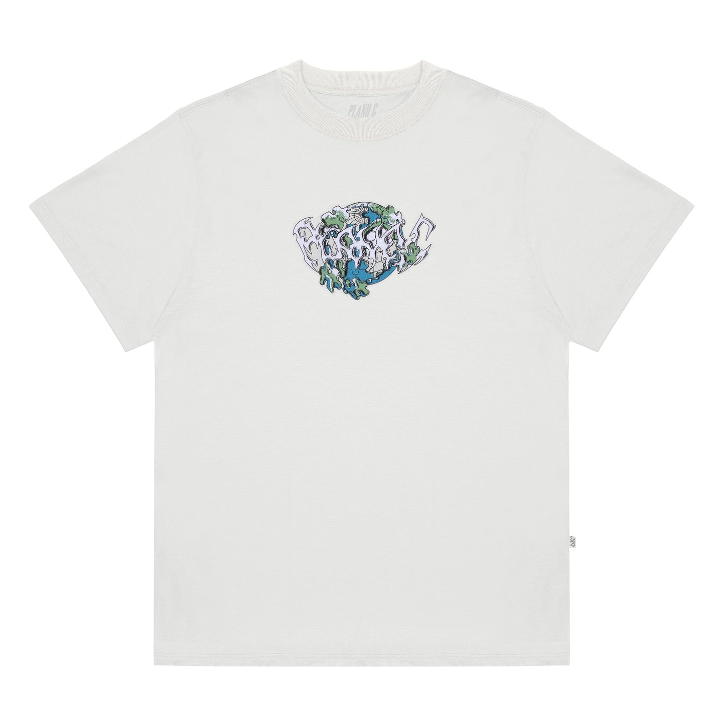 CAMISETA EARTH PUZZLE OFF WHITE