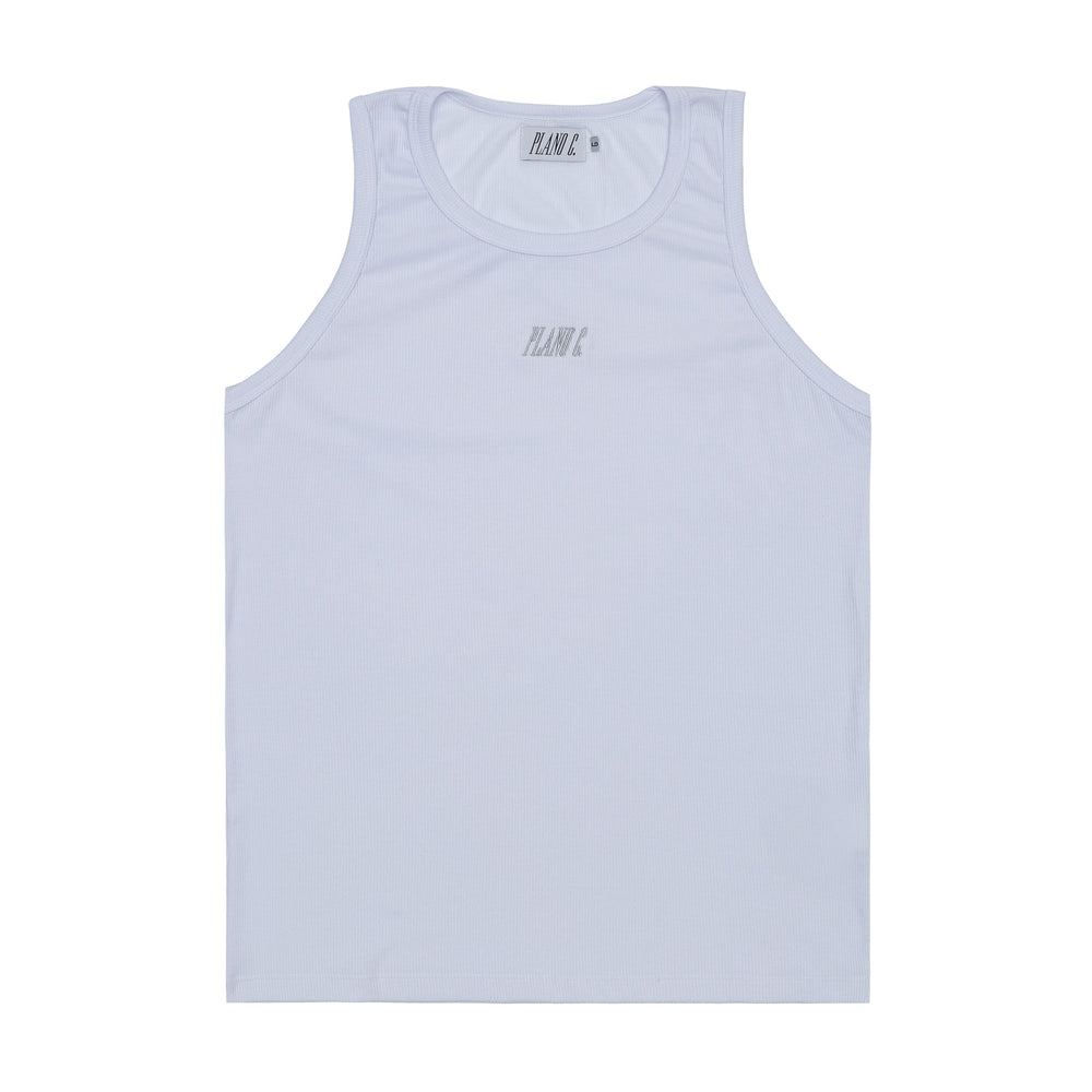 REGATA RIBBED LOGO BRANCO