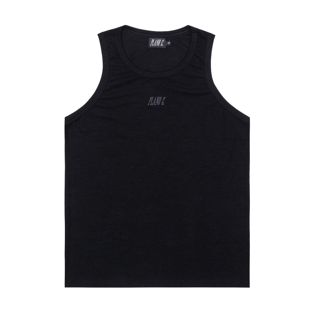 REGATA RIBBED LOGO PRETO