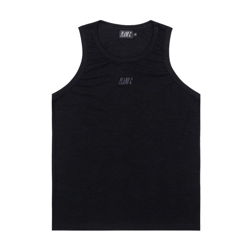 REGATA RIBBED LOGO PRETO