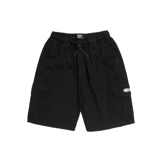 BERMUDA SARJA CARGO BALÃO PRETO