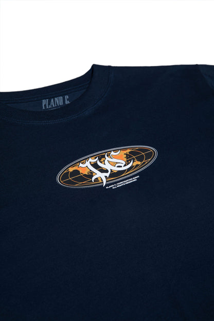 CAMISETA "GLOBAL CONTROL" NAVY